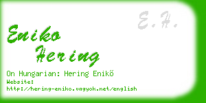 eniko hering business card